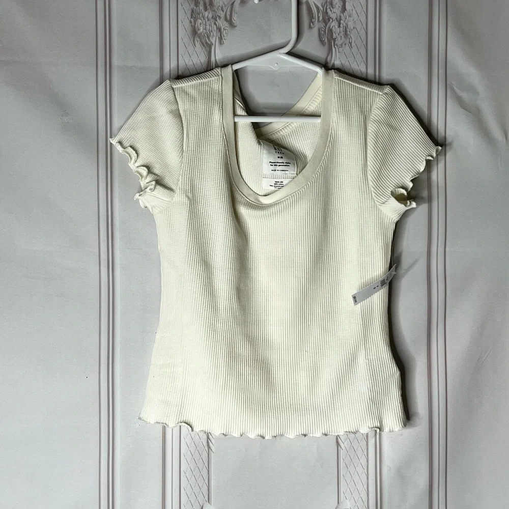 Crème crop top